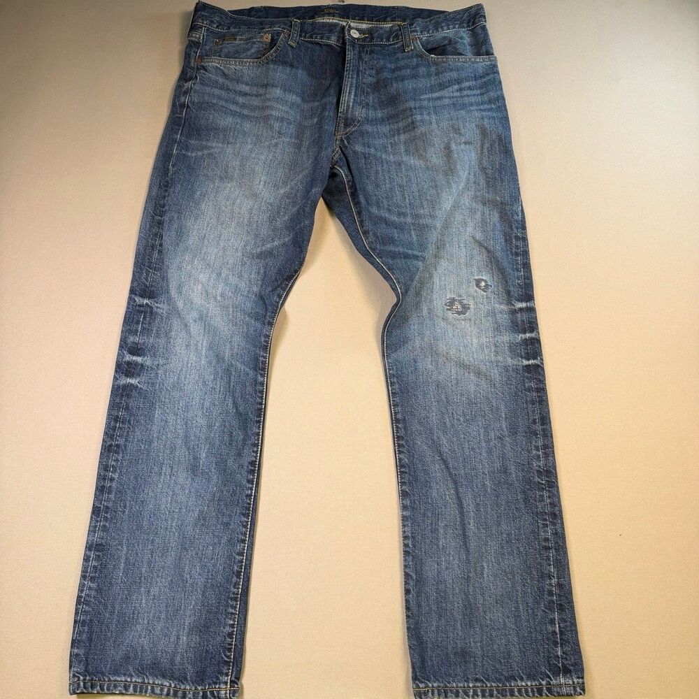 Polo Ralph Lauren Men’s Varick Slim Straight Distressed 38x32 EUC